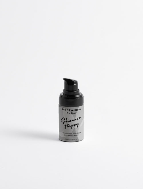 Skincare Happy eye cream bottle on a white background